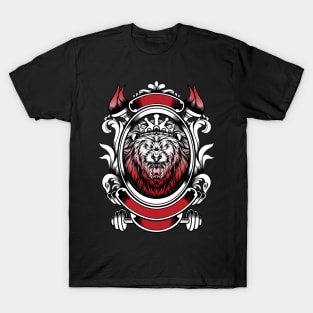 Lion king white red T-Shirt